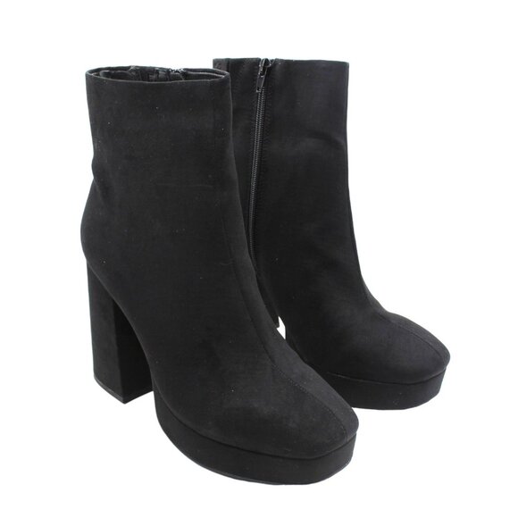 Wild Pair Black Ankle Boots - Picture 1 of 6